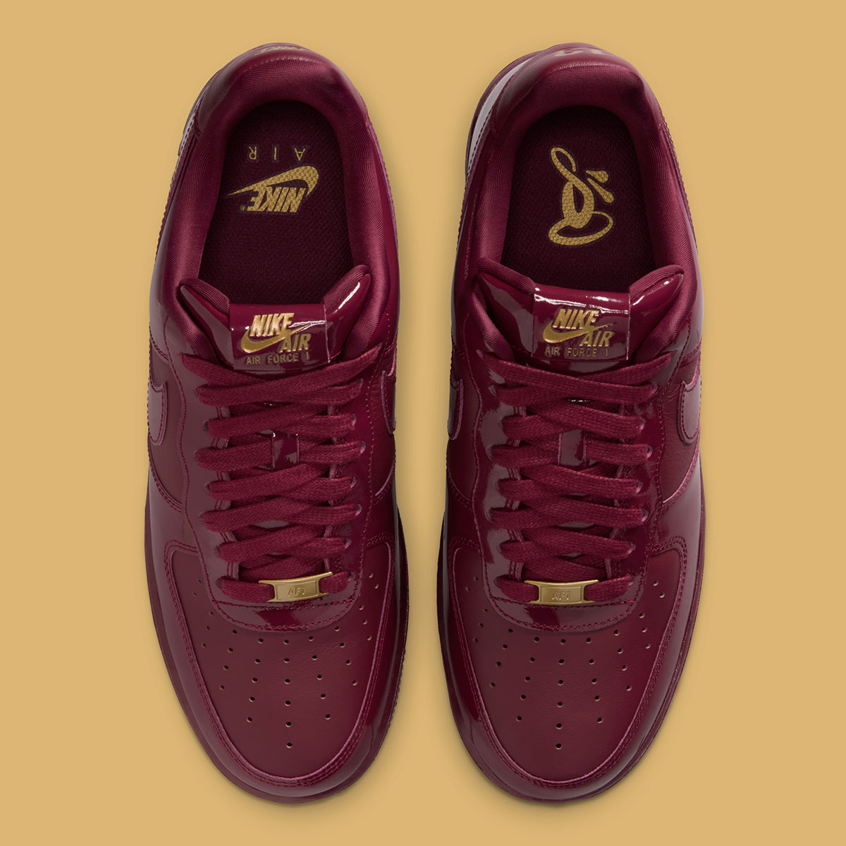 Central Cee x Nike Air Force 1 Low Beetroot Red