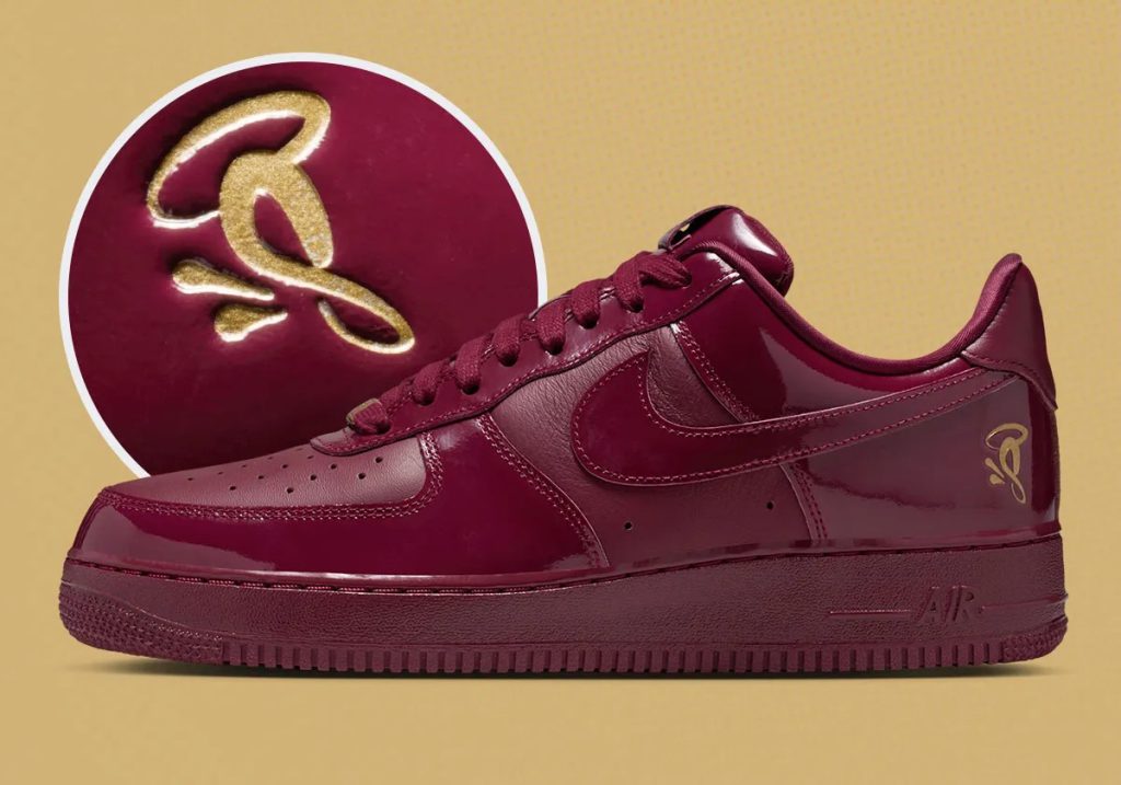 Central Cee x Nike Air Force 1 Low Beetroot Red IO9970-638