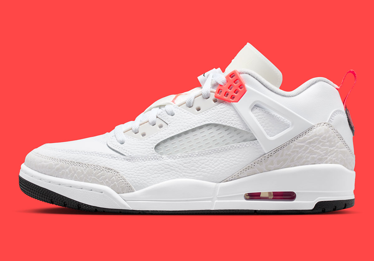 Jordan Spizike Low White Bright Crimson 2026
