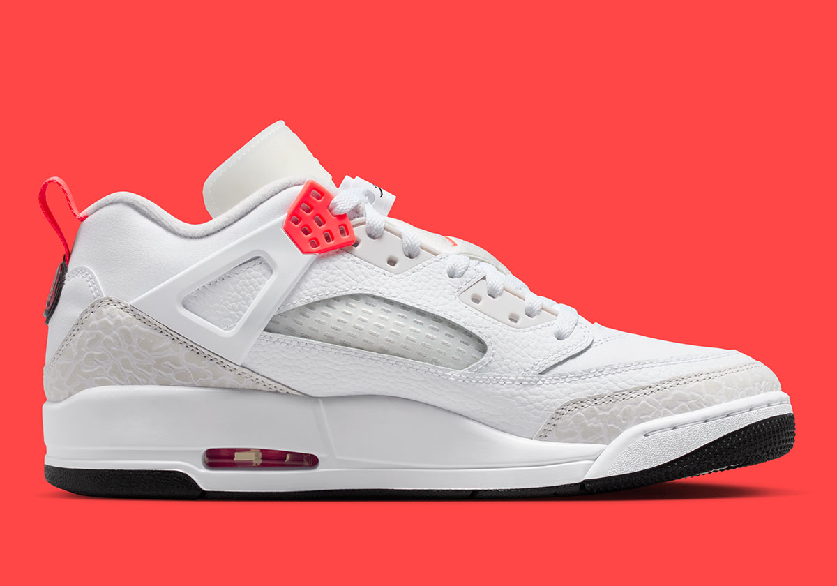 Jordan Spizike Low White Bright Crimson 2026