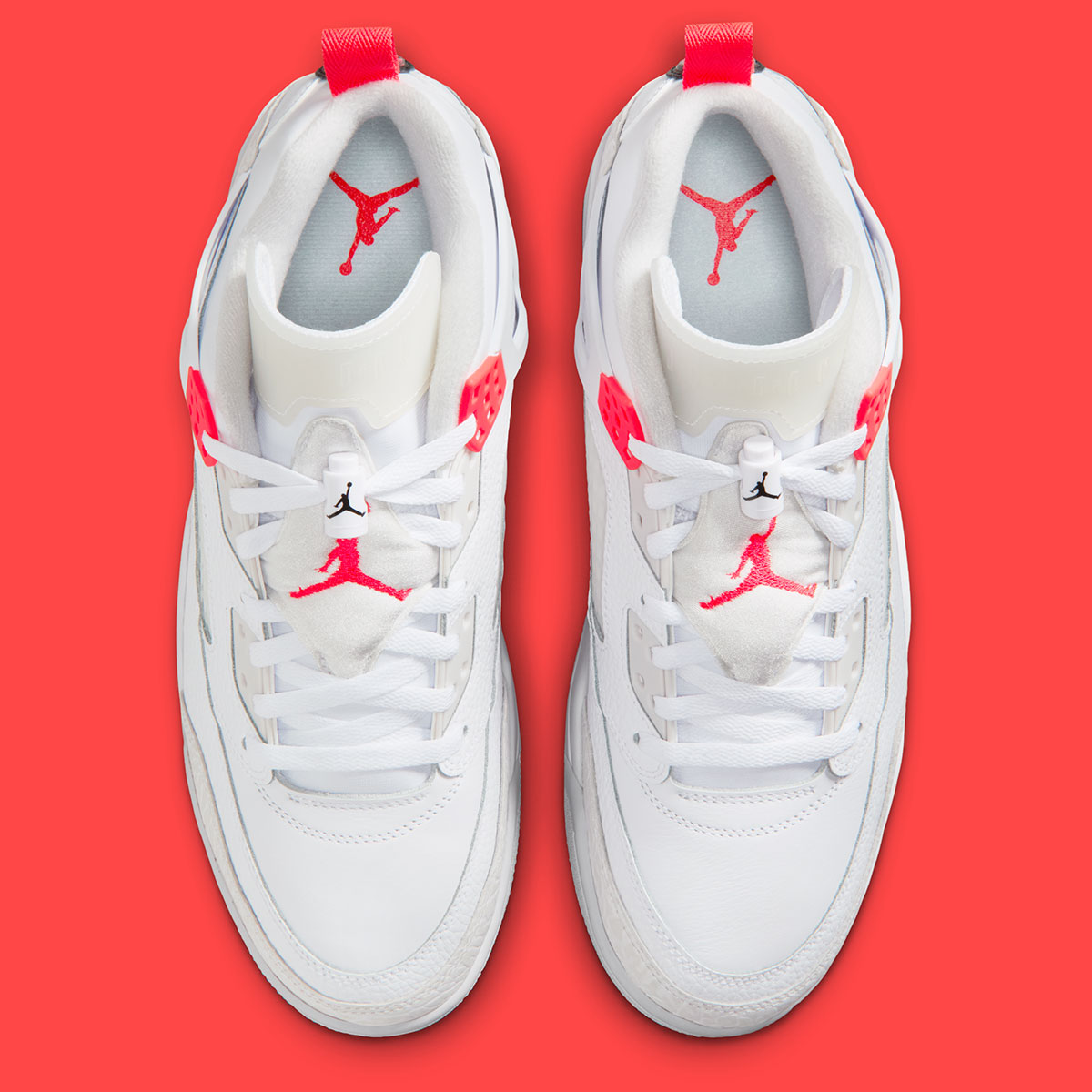 Jordan Spizike Low White Bright Crimson 2026