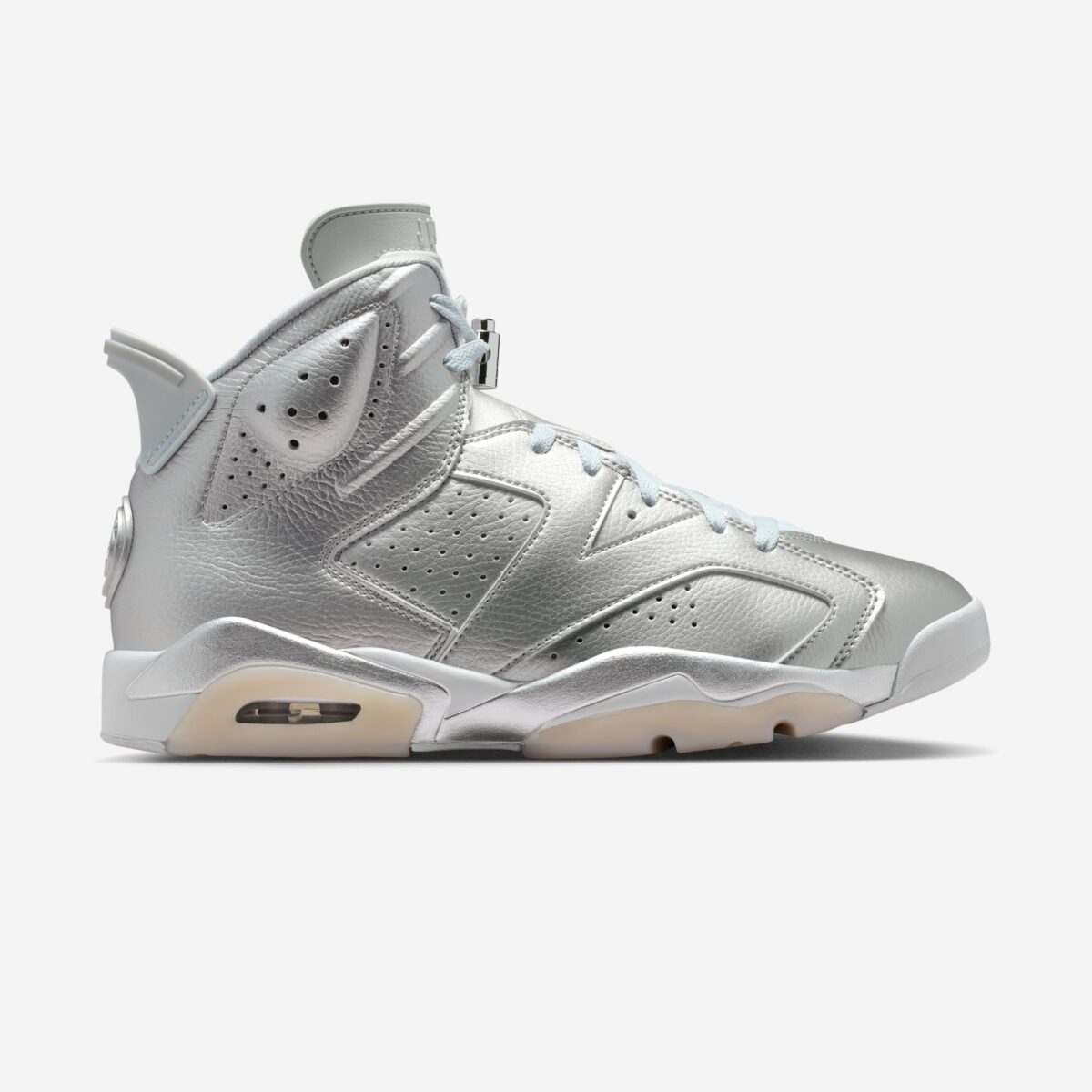 Paris Saint-Germain x Air Jordan 6 Metallic Silver