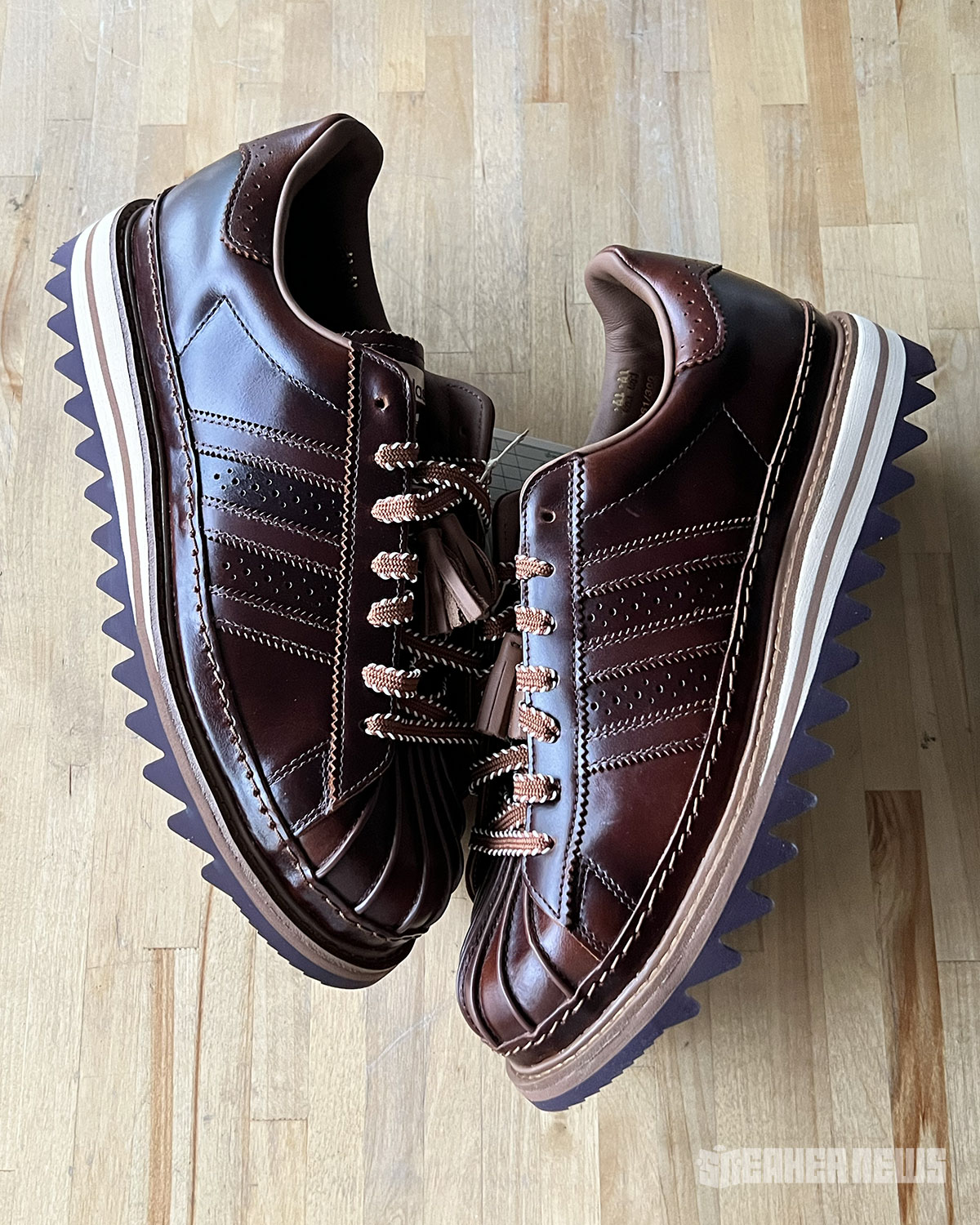 CLOT x adidas Superstar Wild Brown