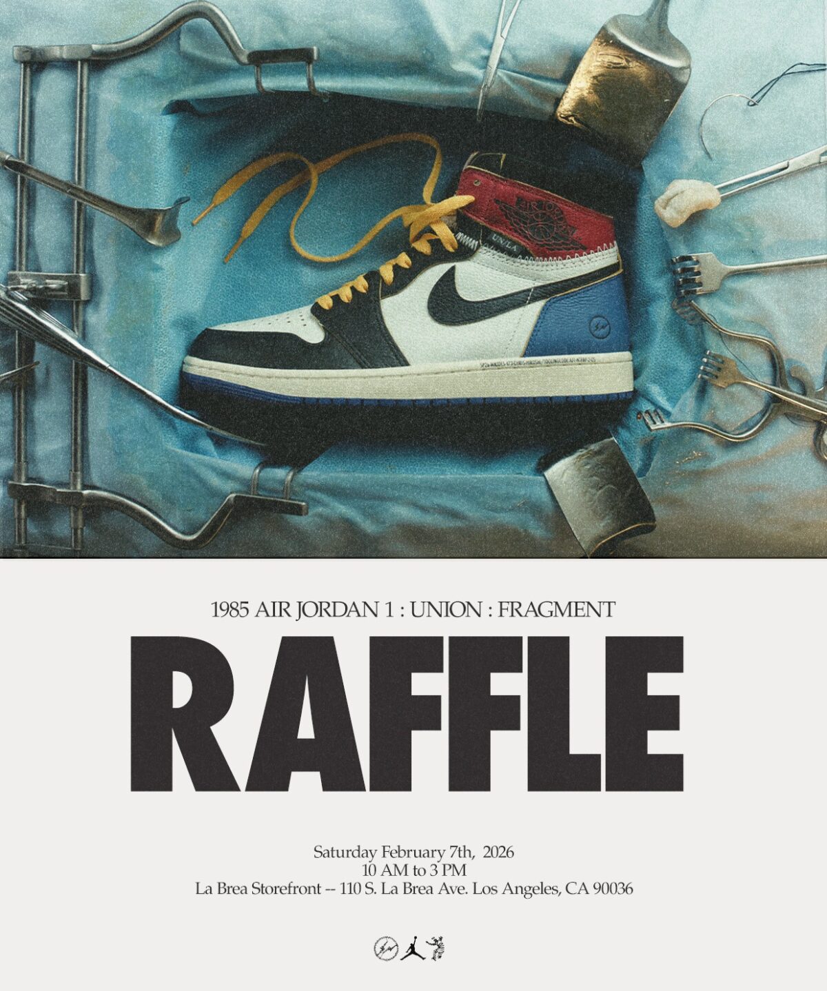 Fragment x Union x Air Jordan 1 High OG 2026