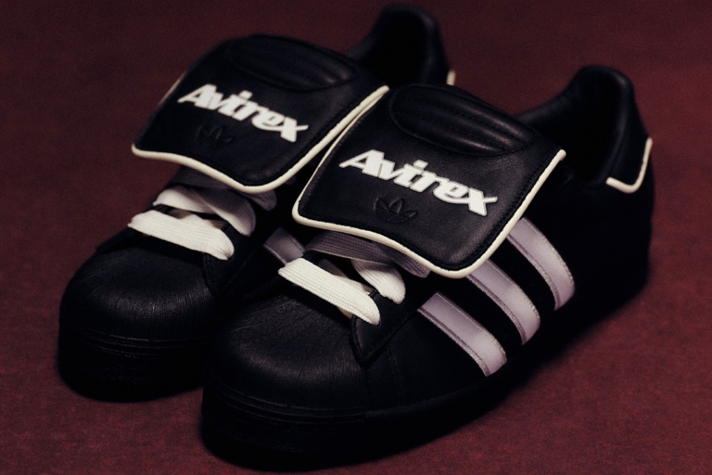 AVIREX x adidas Superstar 82 Core Black 2026 KJ3005
