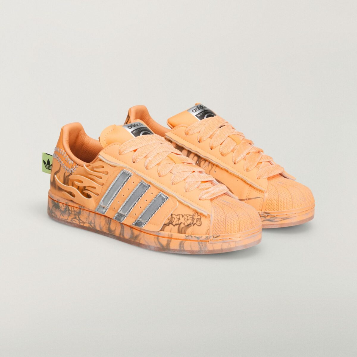 Hellstar x adidas Superstar Hazy Orange (2026) LA1501
