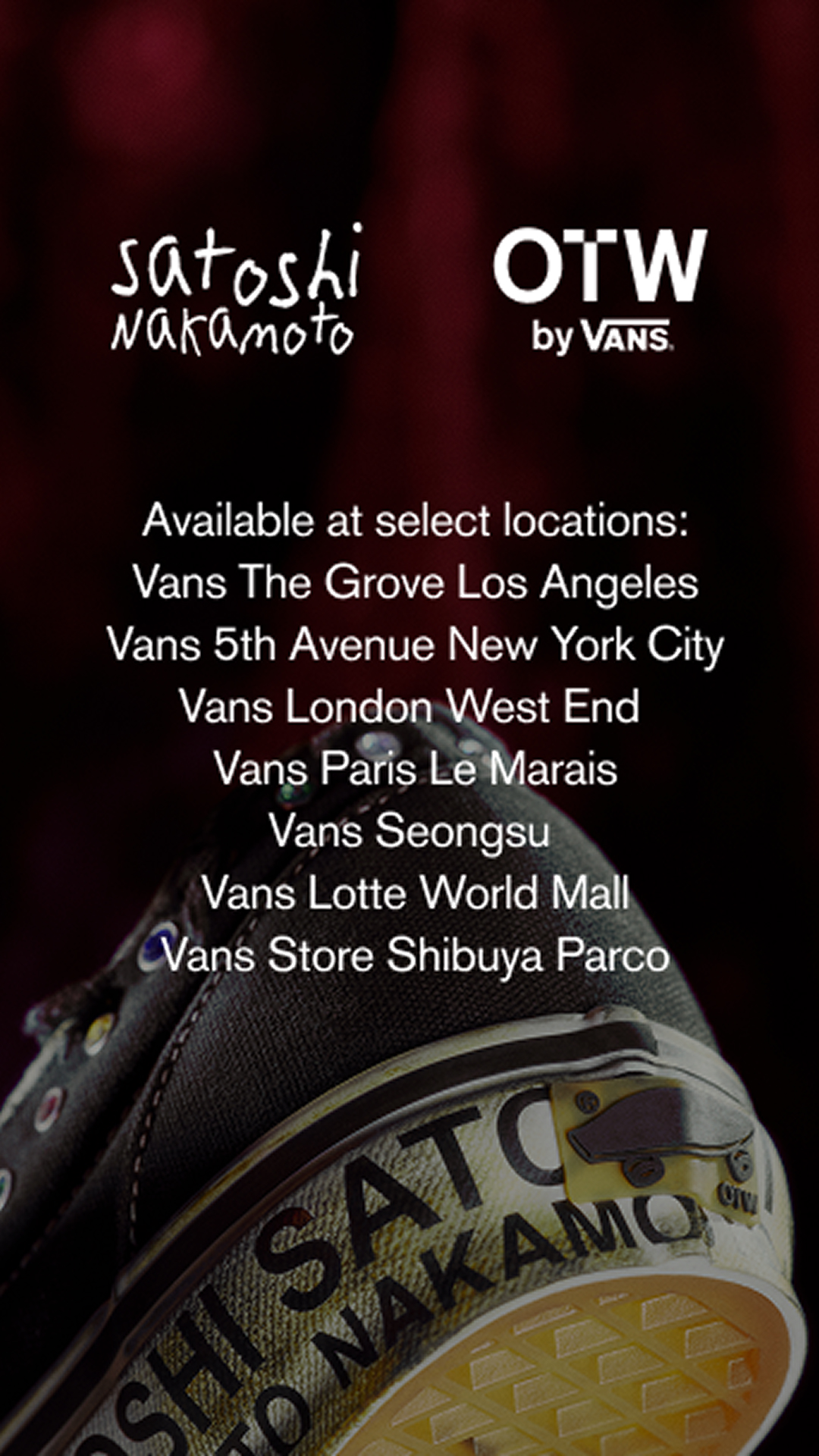 Satoshi Nakamoto x Vans Era 95 Gems 2026 VN000EFEBLK
