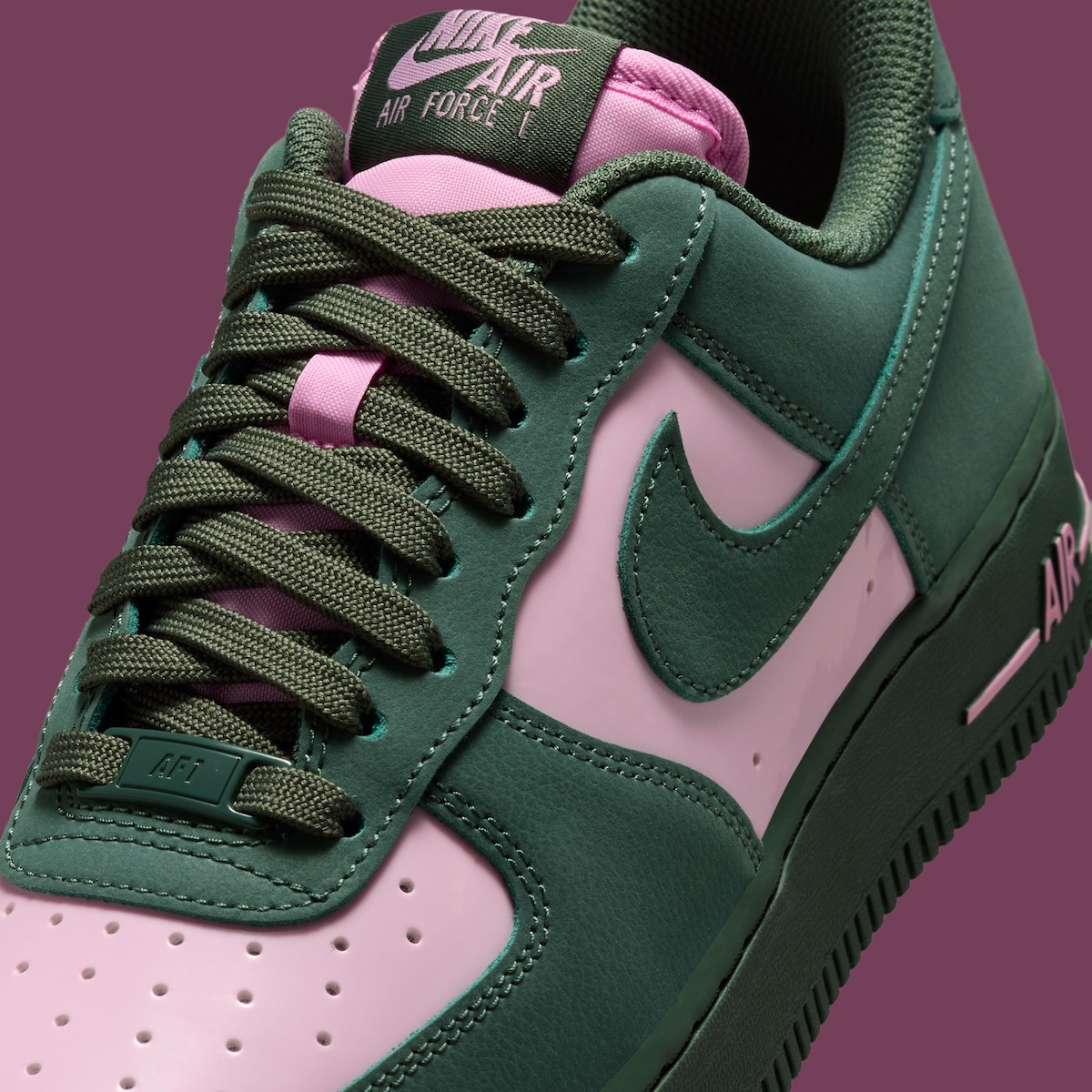 Nike Air Force 1 Low Camo Green/Pink Rise 2026 IV5103-300