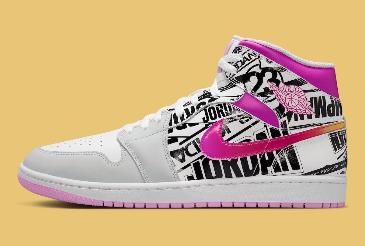 Air Jordan 1 Mid What The Logo 2026 IX3522-101