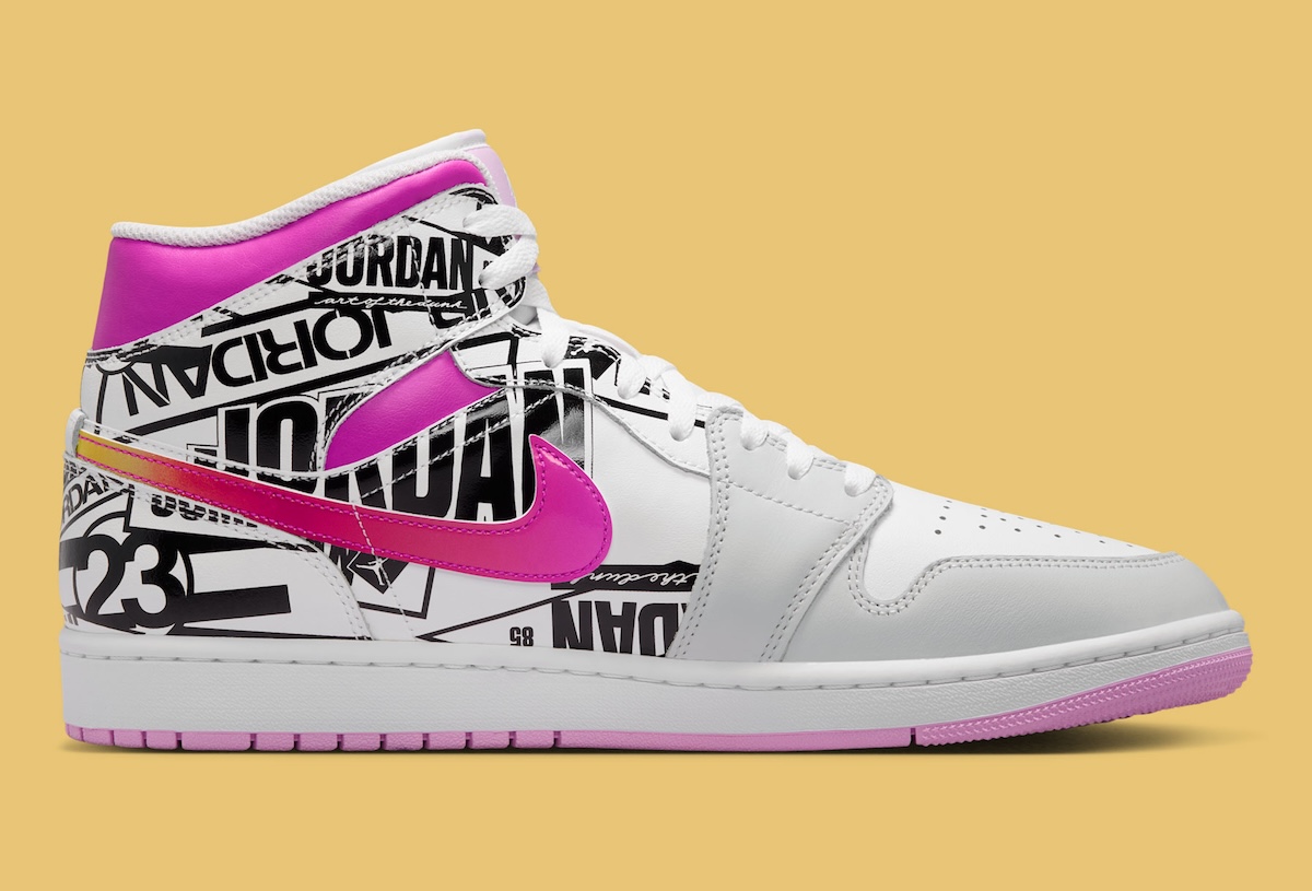 Air Jordan 1 Mid What The Logo 2026 IX3522-101