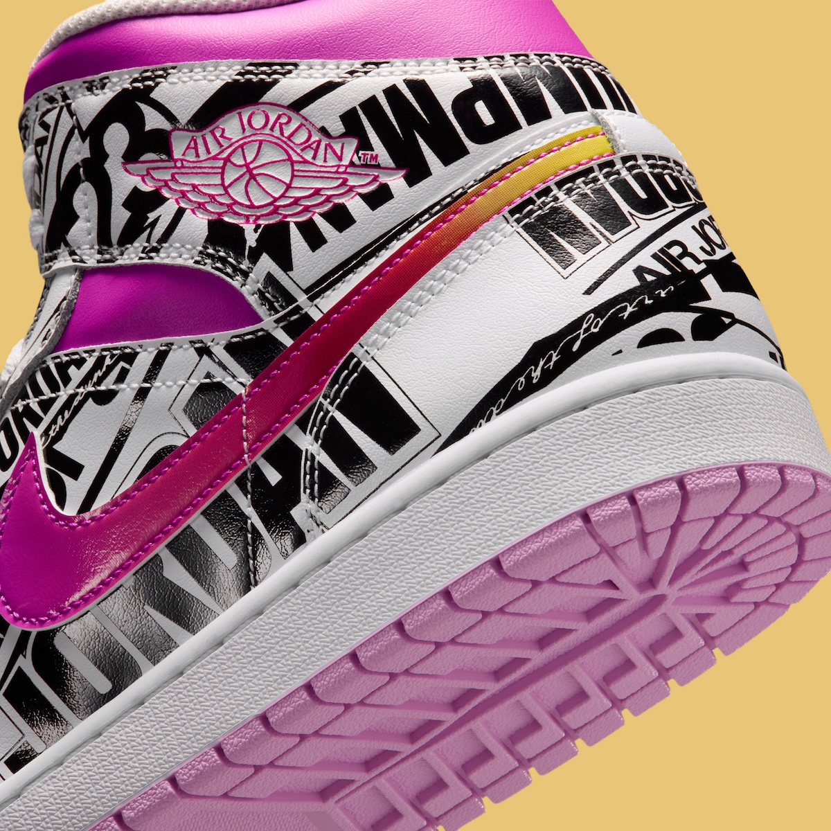 Air Jordan 1 Mid What The Logo 2026 IX3522-101