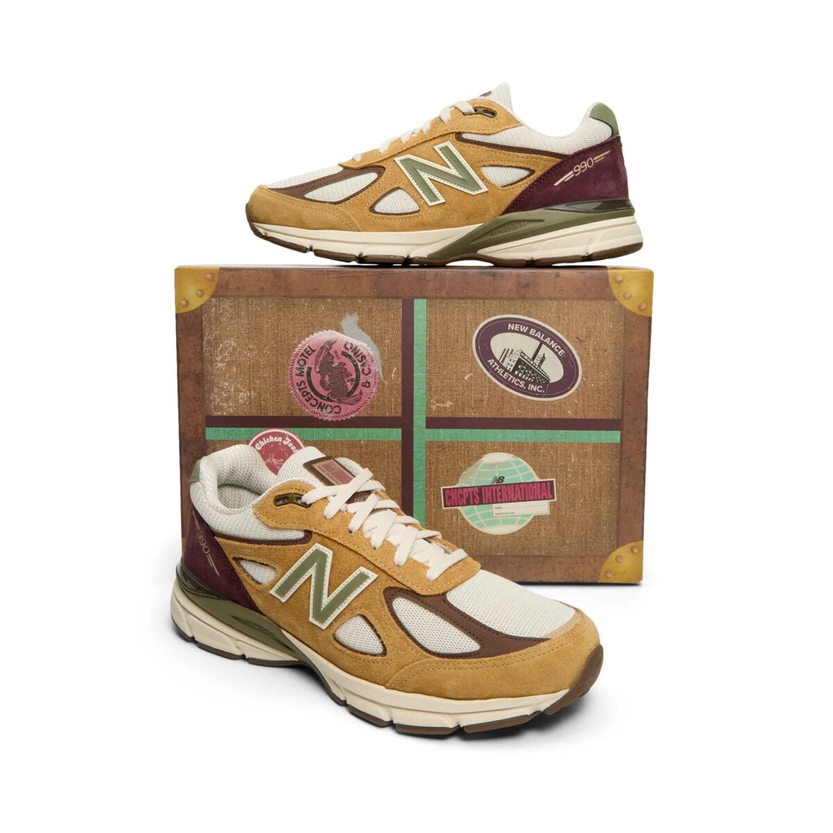 CNCPTS x New Balance 990v4 Patina 2026 U990CP4