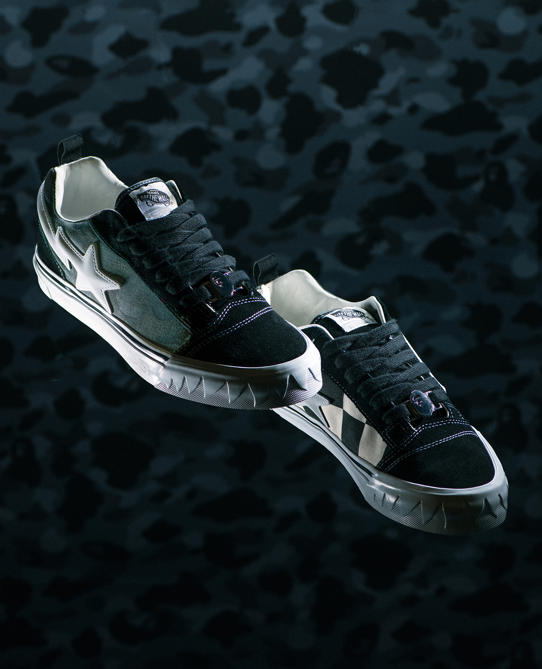 BAPE x Vans Premium Knu Skool Camo Black 2026 VN000Z3929B
