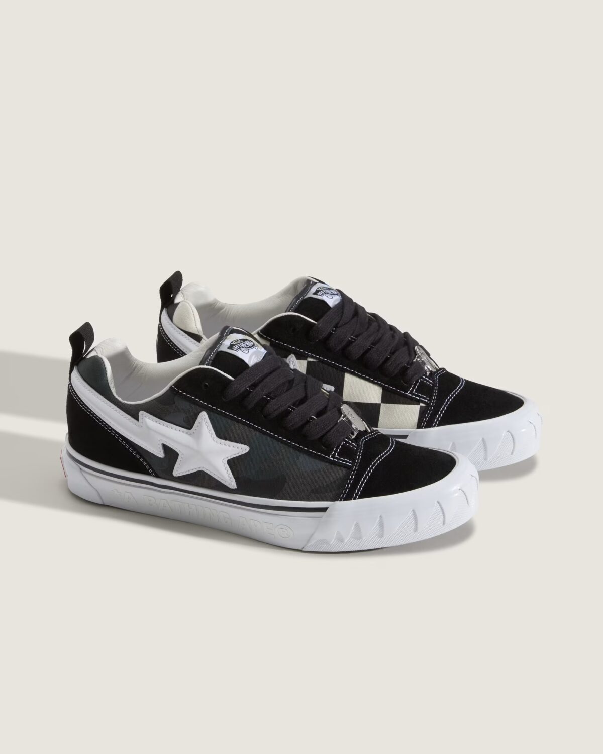BAPE x Vans Premium Knu Skool Camo Black 2026 VN000Z3929B