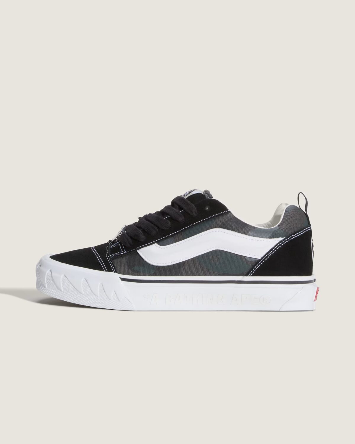 BAPE x Vans Premium Knu Skool Camo Black 2026 VN000Z3929B