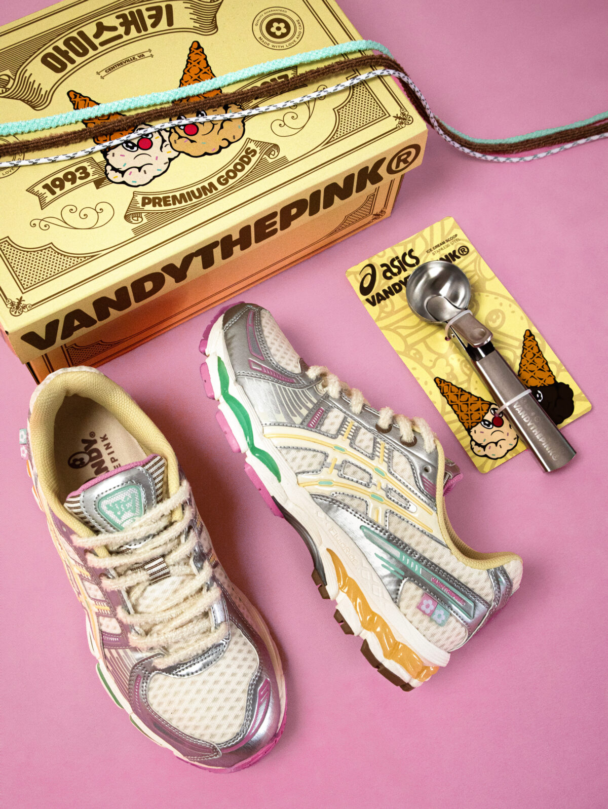 VANDYTHEPINK x ASICS Gel-Kayano 12.1 Vanilla 2026 1203B302-100