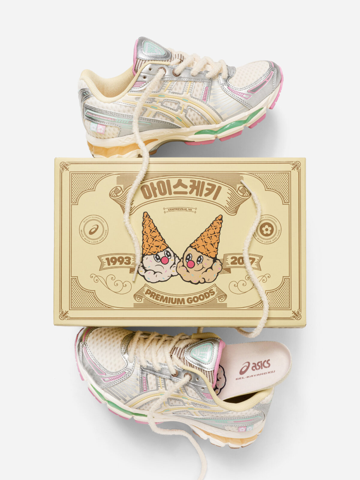 VANDYTHEPINK x ASICS Gel-Kayano 12.1 Vanilla 2026 1203B302-100