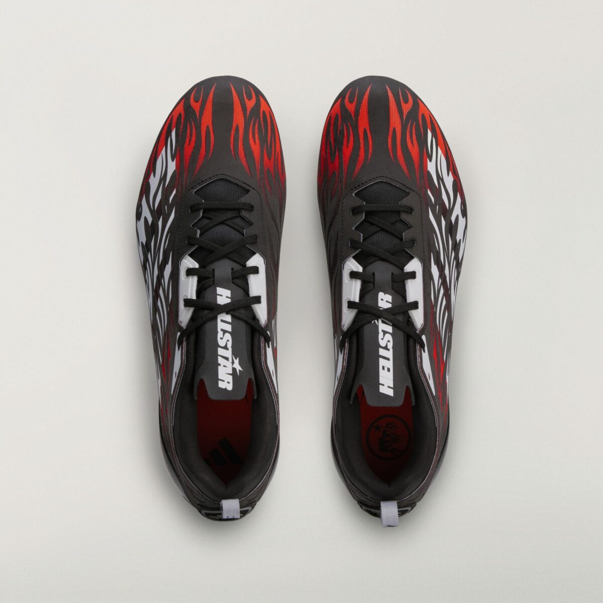 Hellstar x adidas Adizero Electric II Football Cleat Core Black/Red 2026 LA6357
