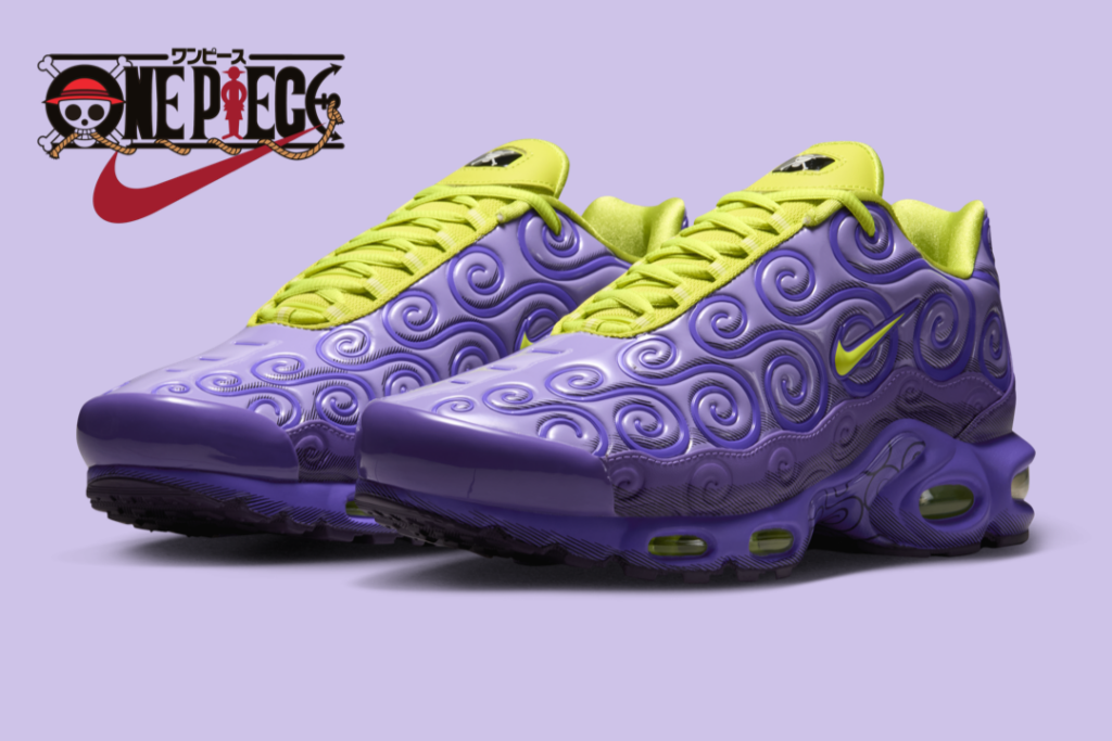 One Piece x Nike Air Max Plus SP Gomu Gomu no Mi 2026 IR0968-500