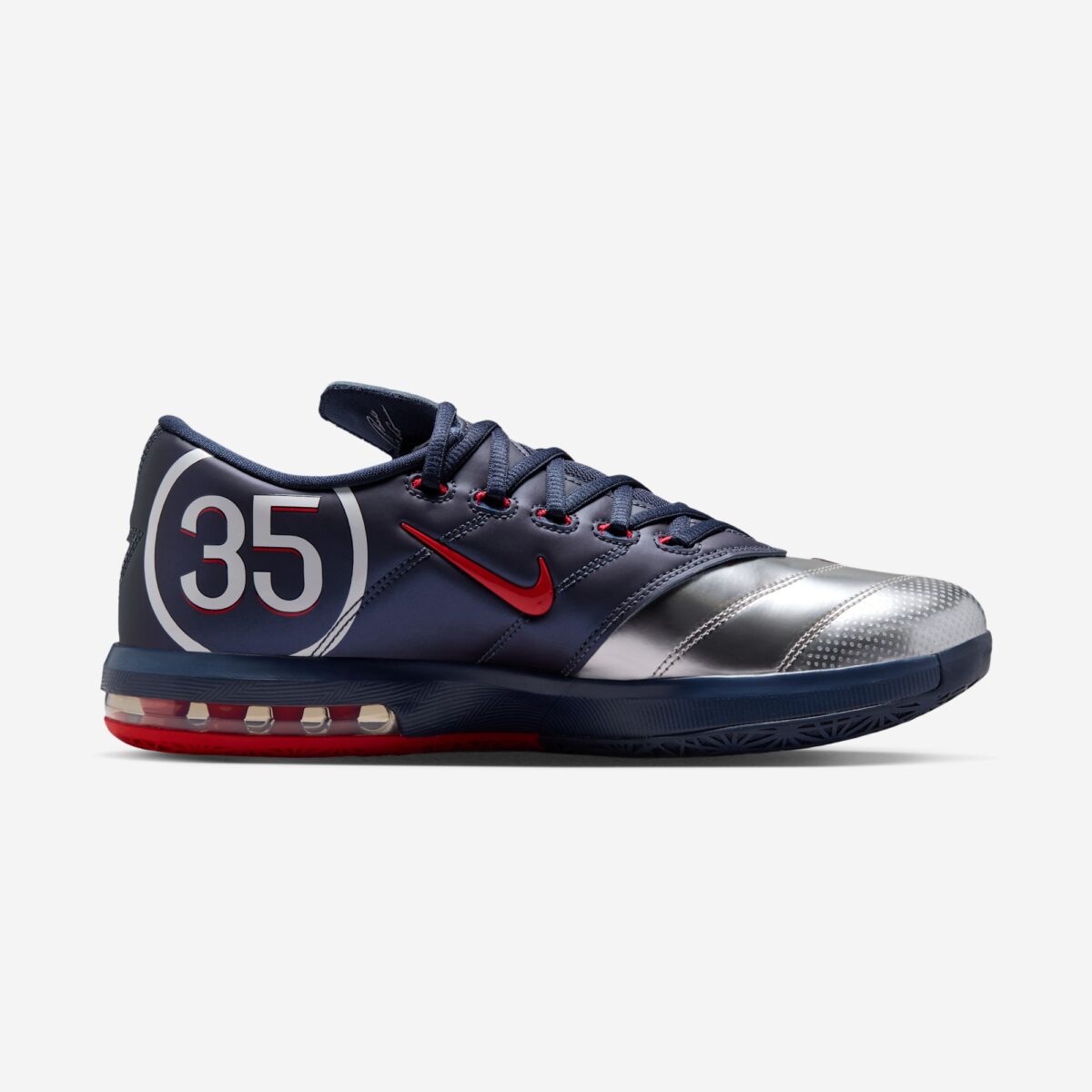 PSG x Nike KD 6 Metallic Silver 2026 IU0593-001