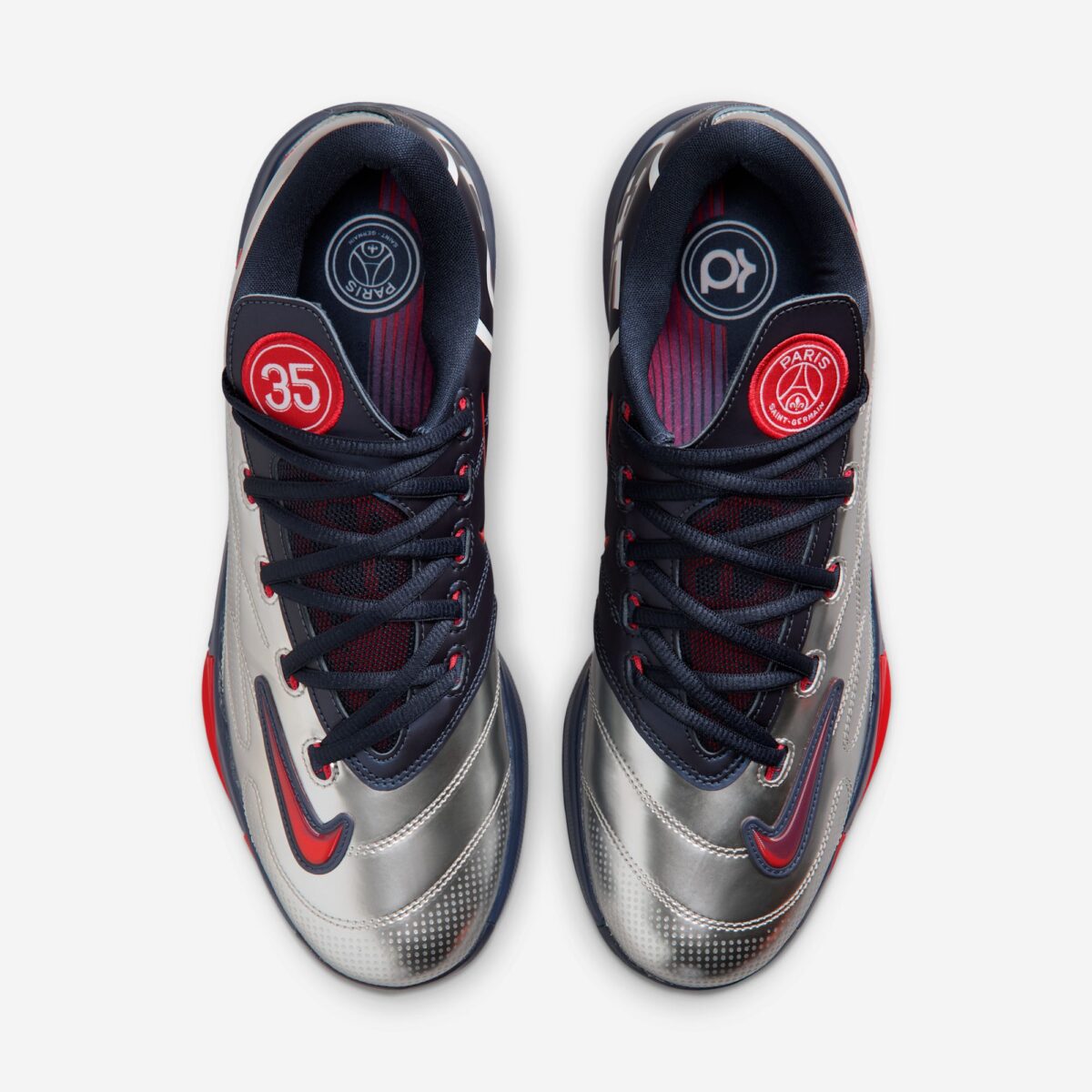 PSG x Nike KD 6 Metallic Silver 2026 IU0593-001