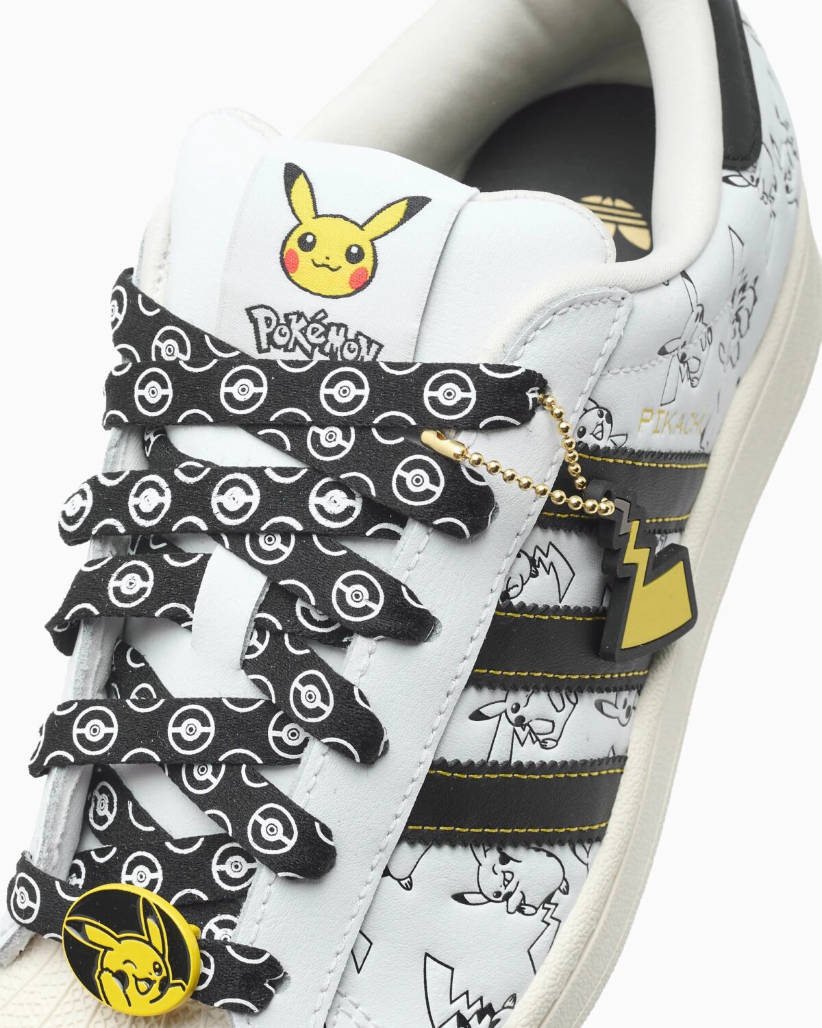 Pokémon x adidas Superstar Pikachu White 2026 KI2857