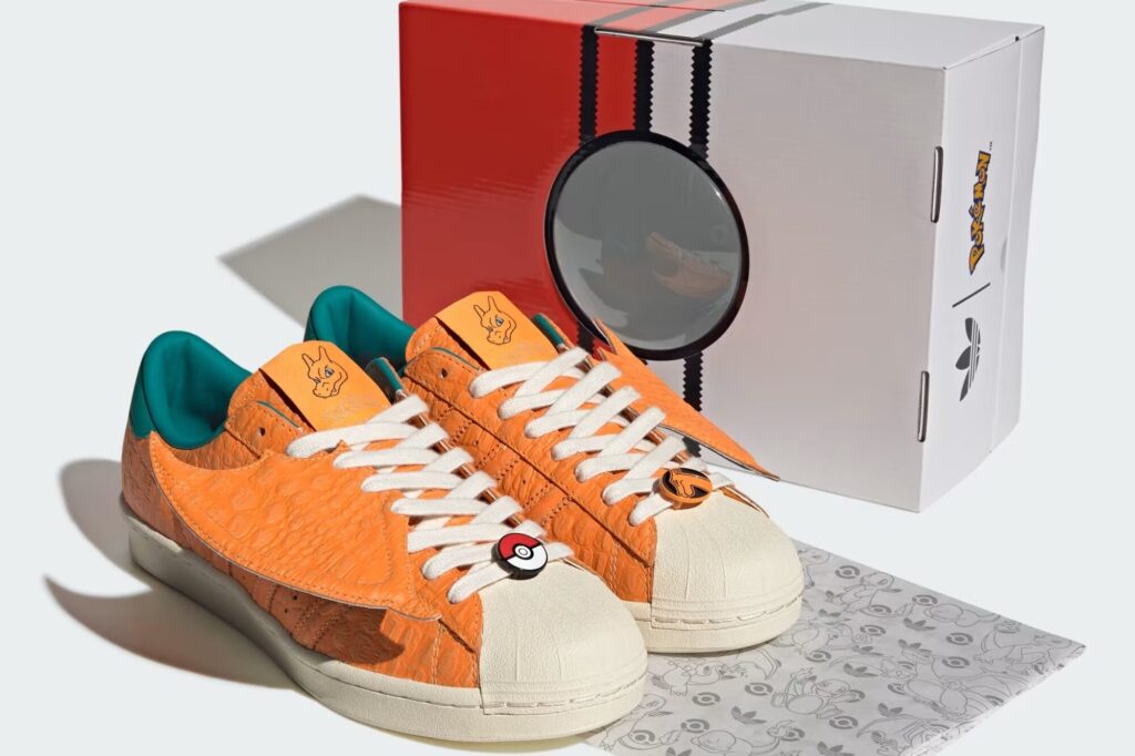 Pokémon x adidas Superstar Vintage Charizard 2026 KI2861